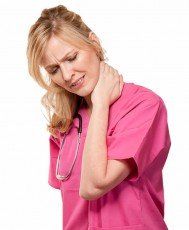 Nurse with Pain in the Neck — Insurance Services in Palm City, FL