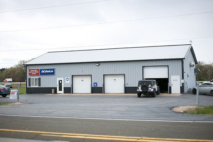 Exterior View of the Shop | Grahams Auto & Truck Clinic