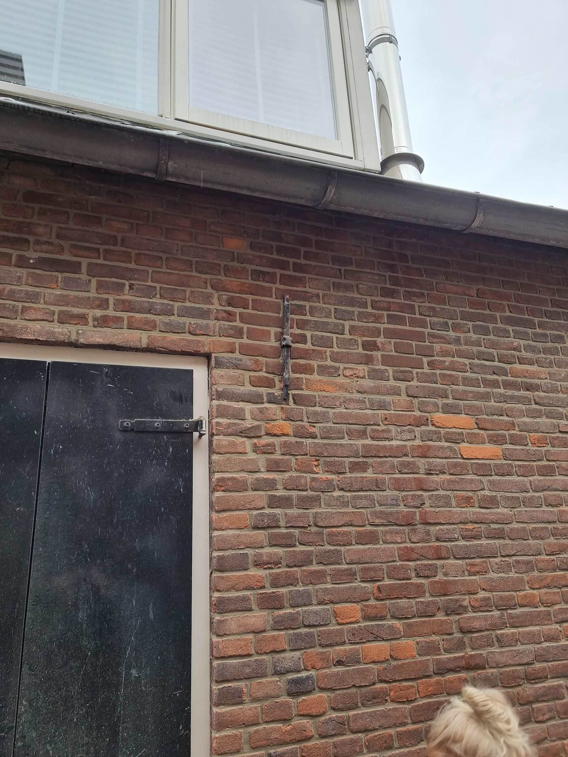 scheurherstel buiten muur