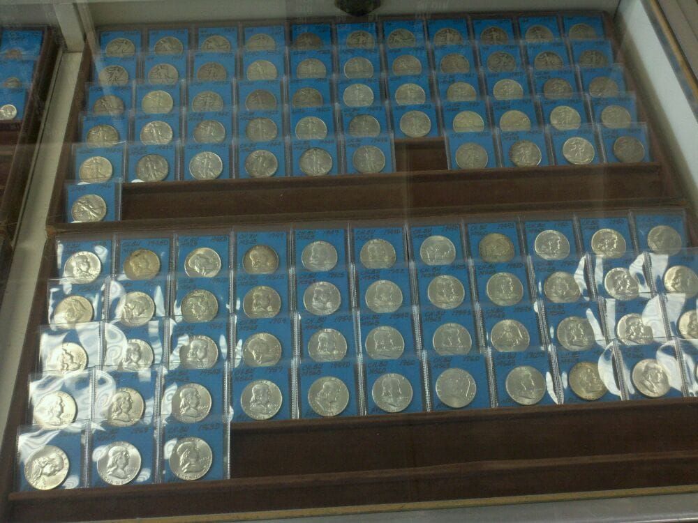 Case Filled with Lots of Coins — Orange, CA — Patchin's Coin Gallery Inc.