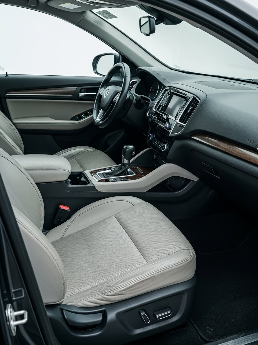 A car that recently had the odor removed from it by Berger Mobile Detailing