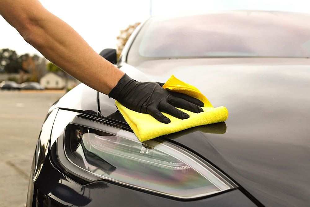tesla car washing