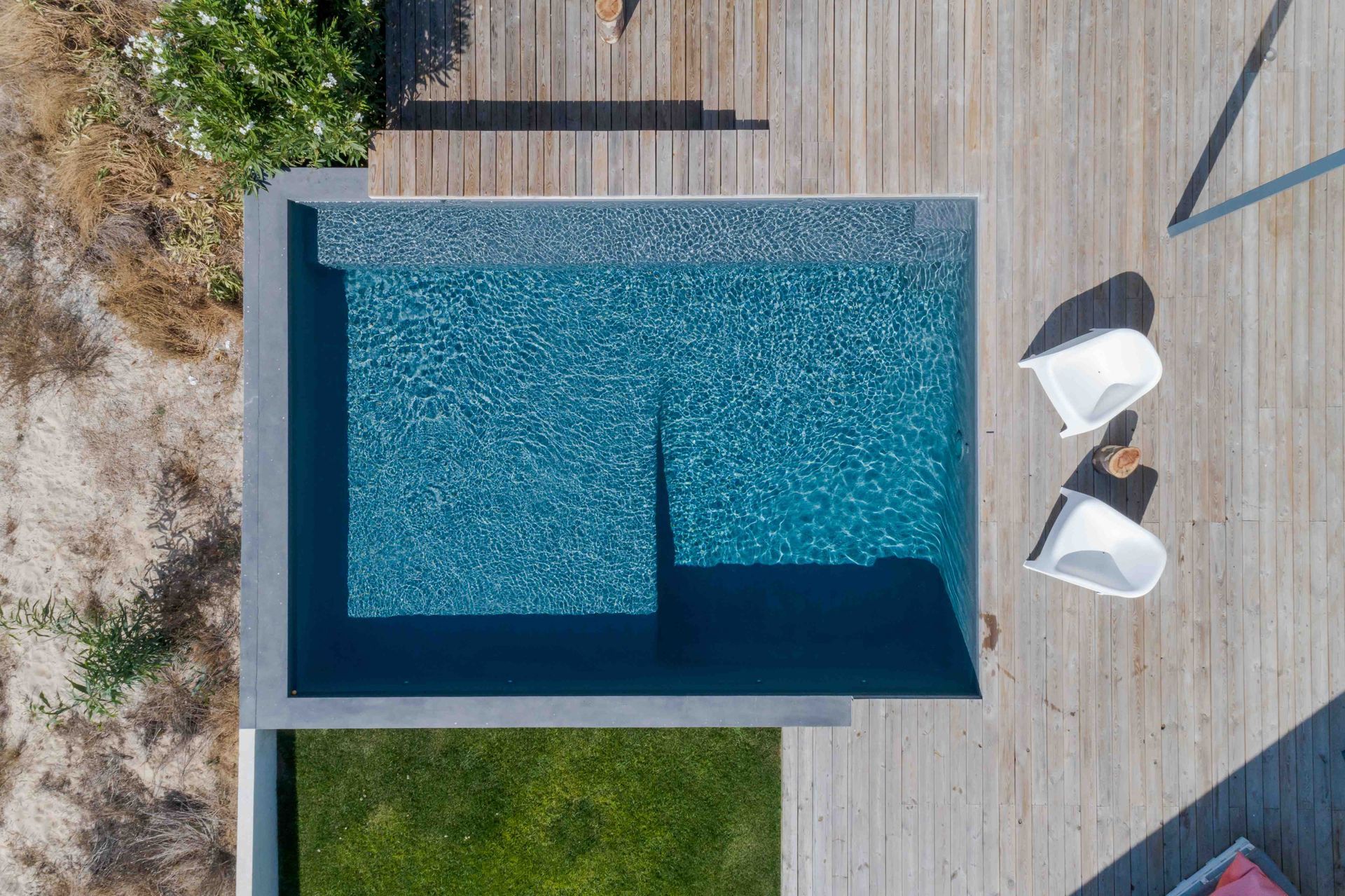 A beautiful in-ground pool