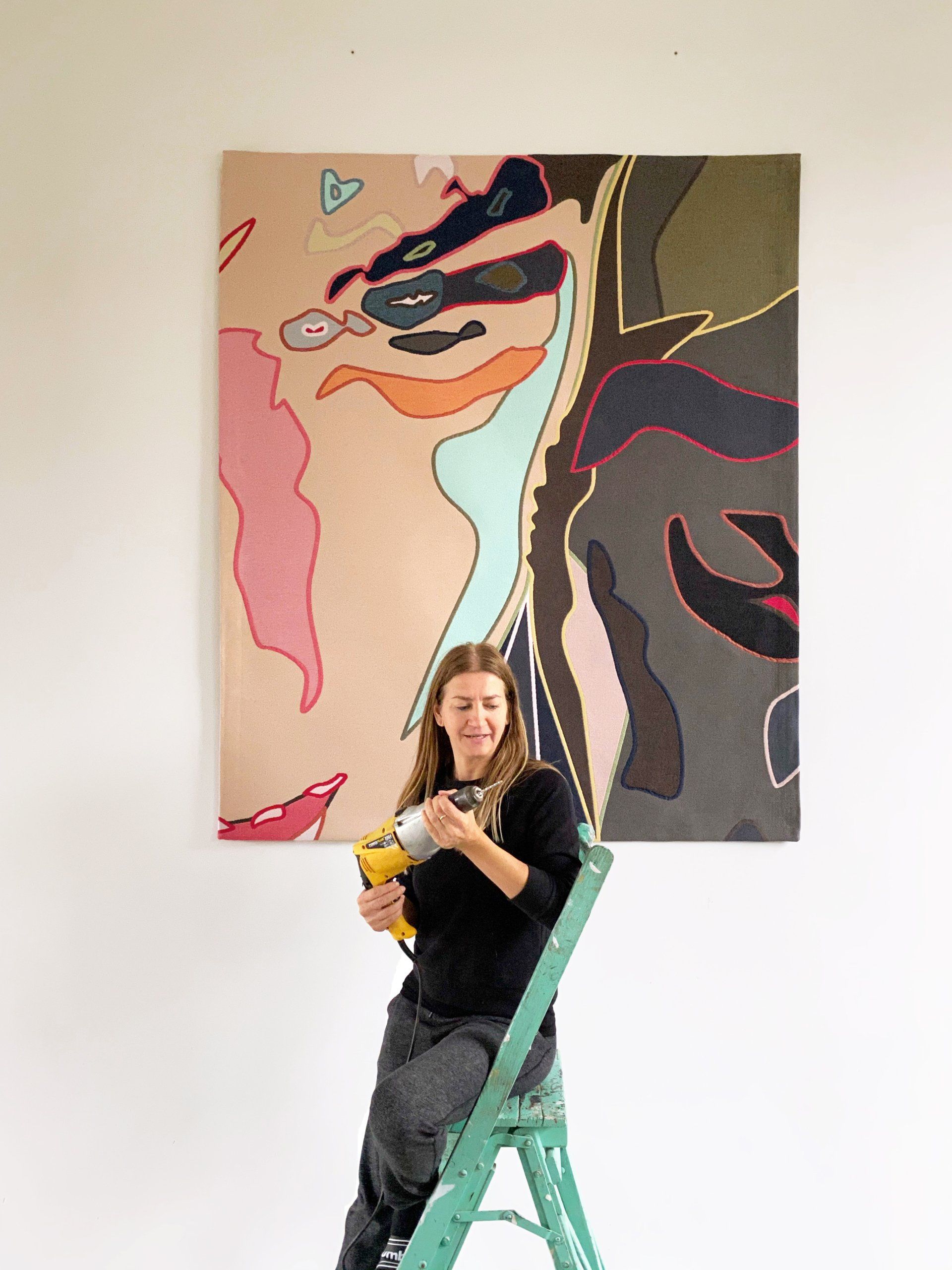 Annebeth Nies Wandkleed Kunst