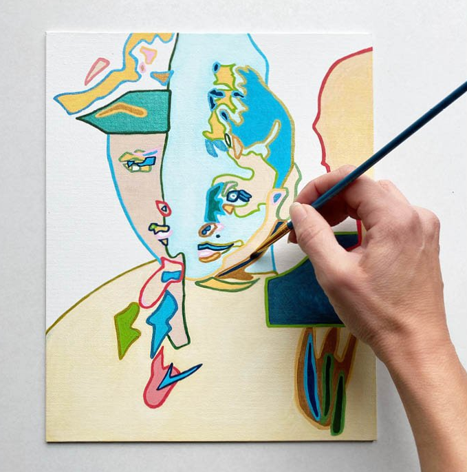 ANOTHER ME Annebeth Nies schilderij kunst