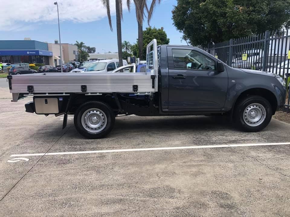 A Ute with A Tray Is Parked in A Parking Lot — Motor Accessories Direct In Tweed Heads South, NSW