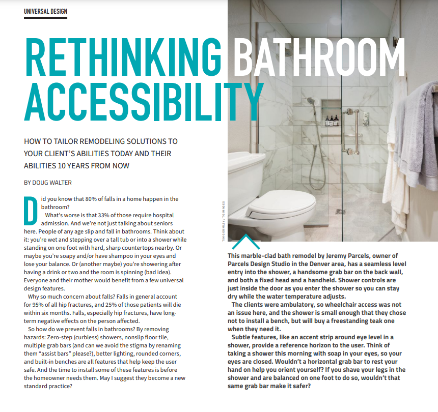 AgingInPlace Safety in the Shower for Seniors