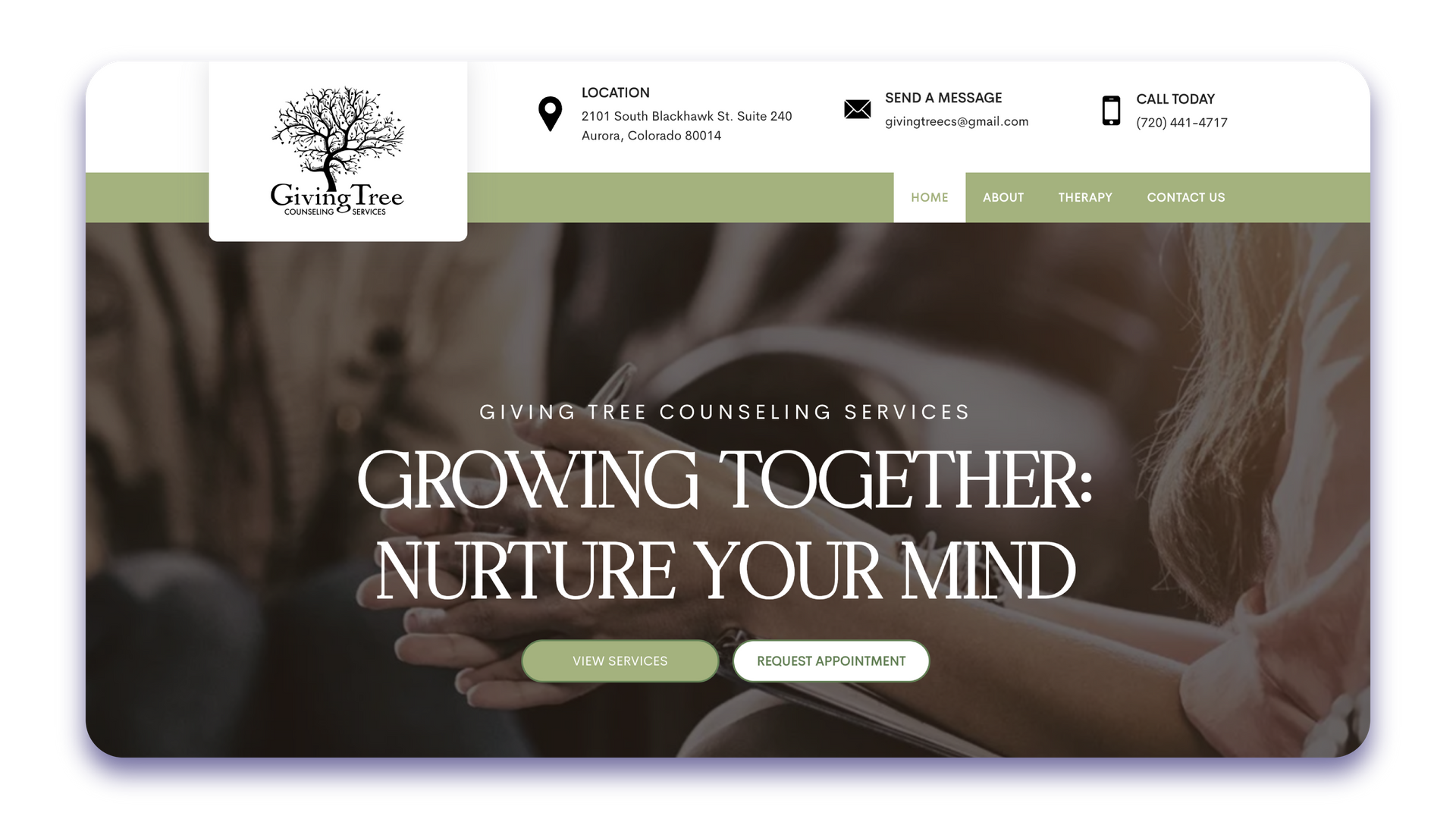 A white car is driving down a road on a website.