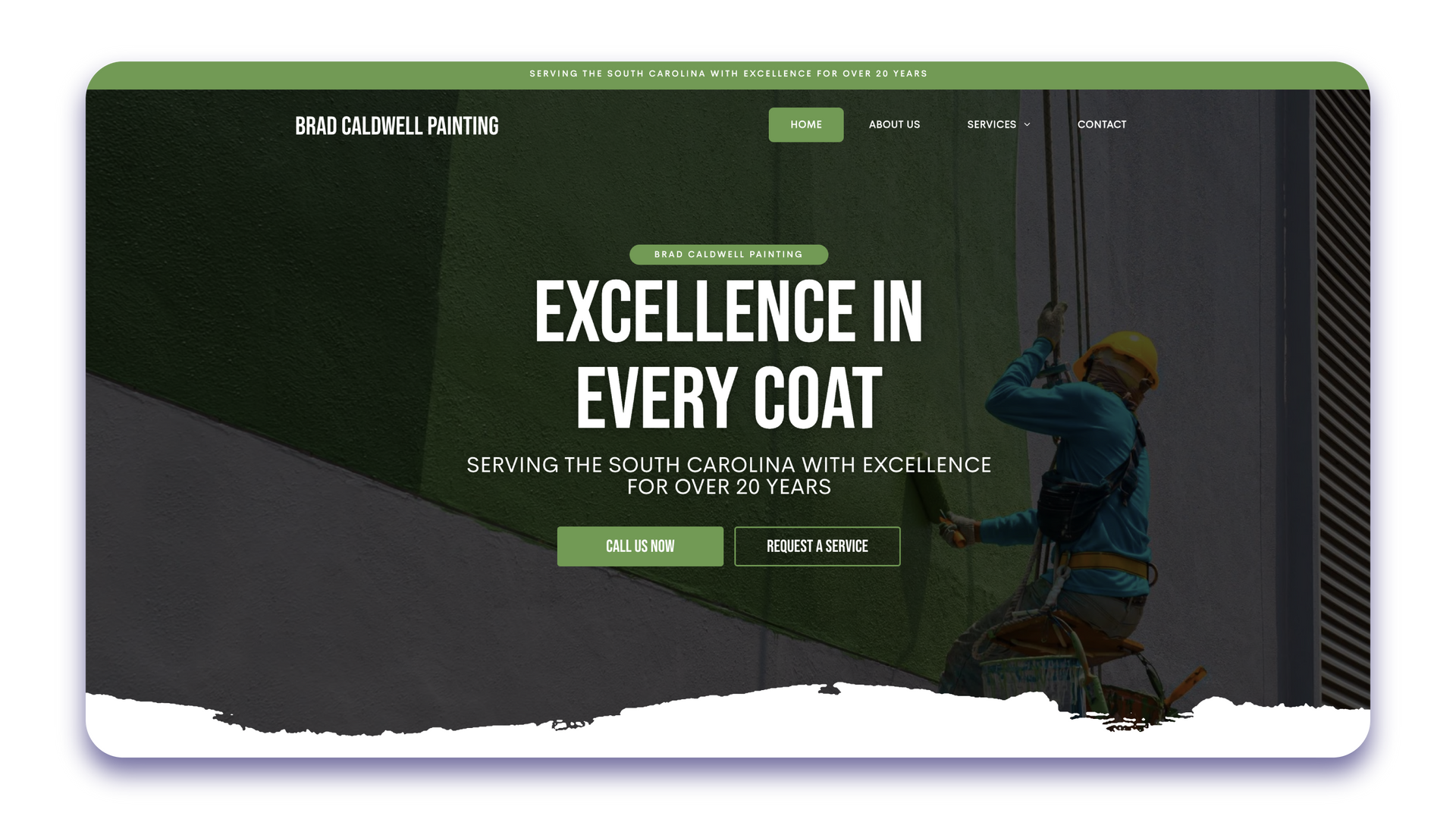 A screenshot of a website that says `` excellence in every coat ''.
