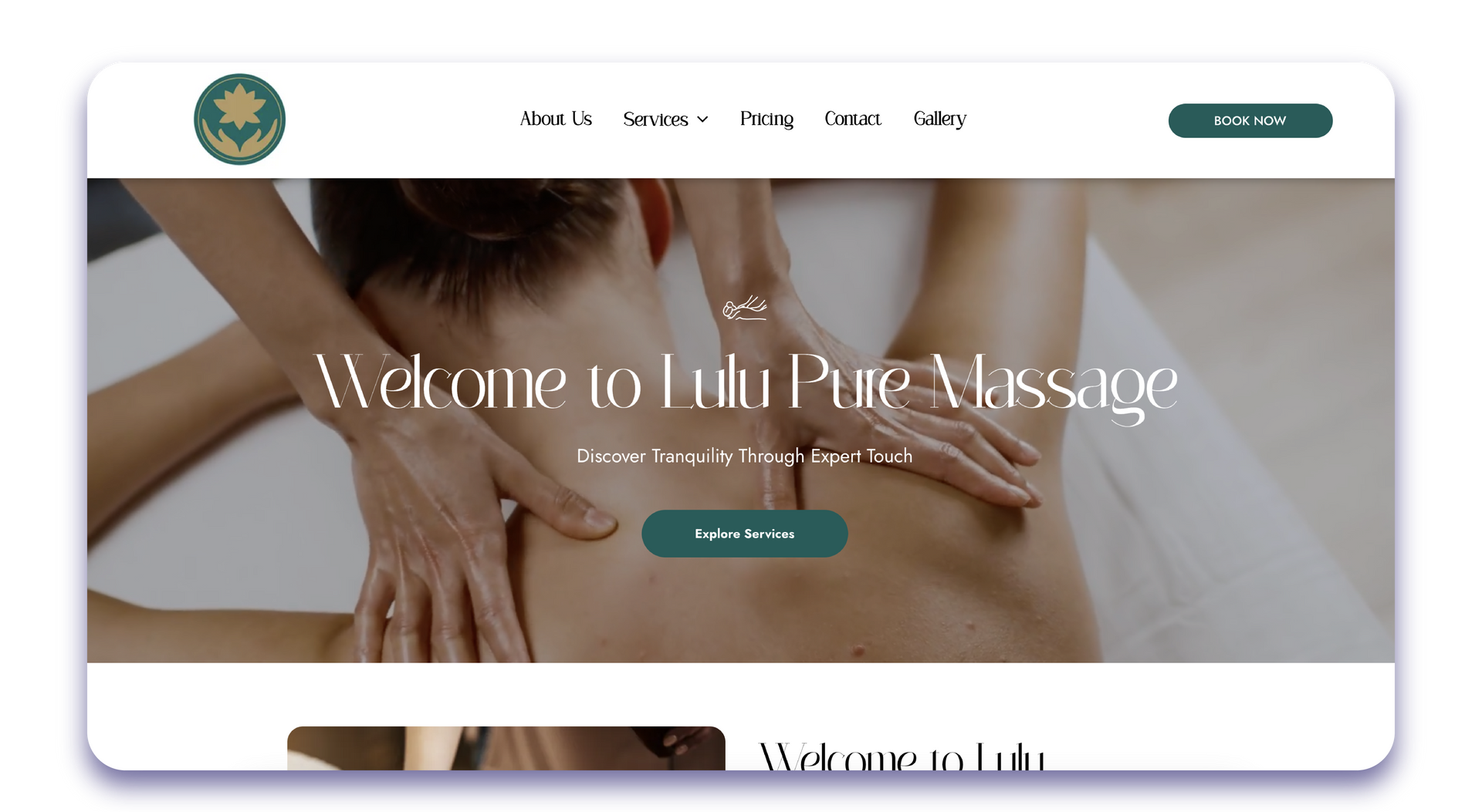 A white car is driving down a road on a website.