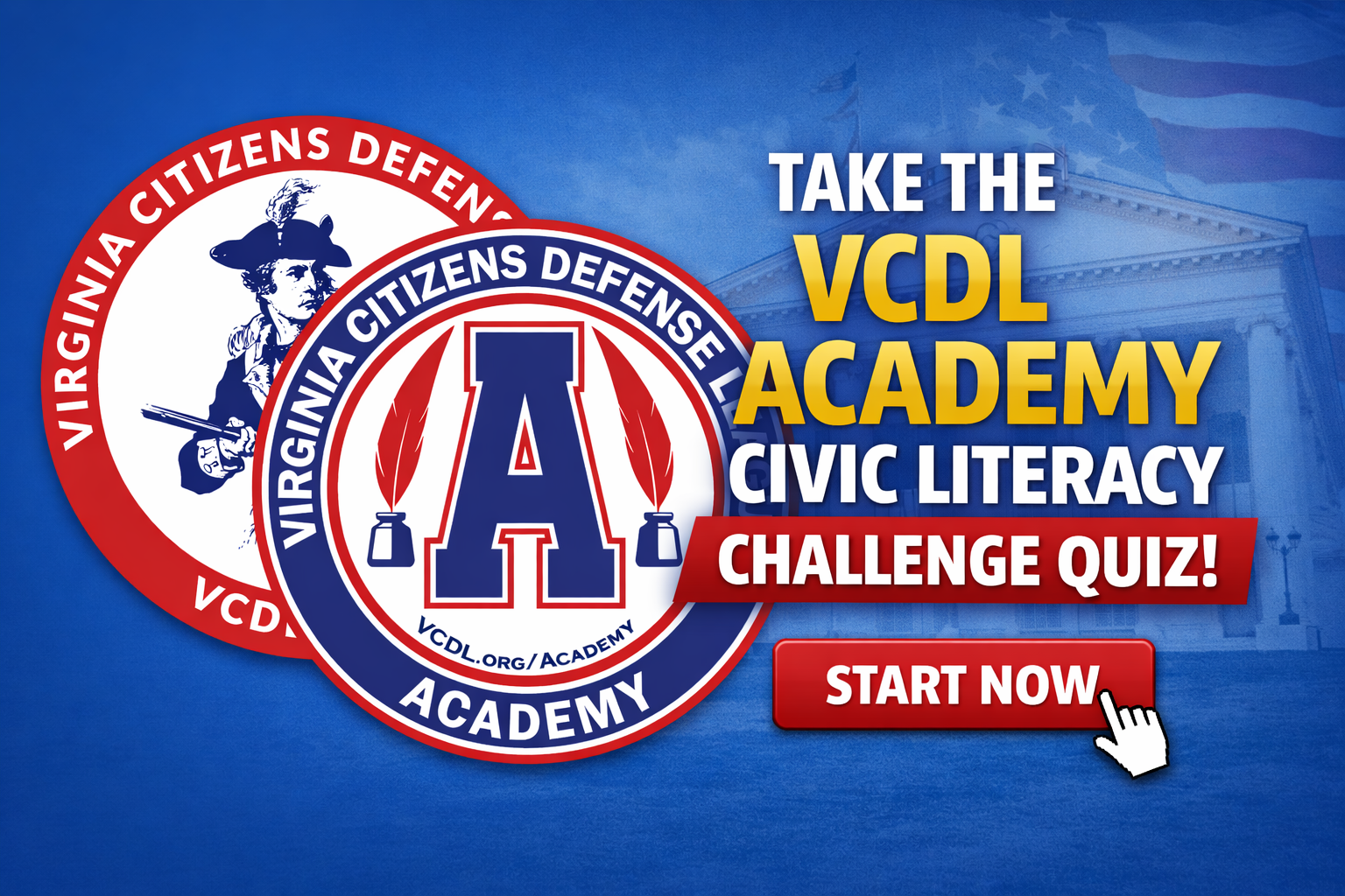 Take the VCDL Academy Civic Literacy Challenge Quiz