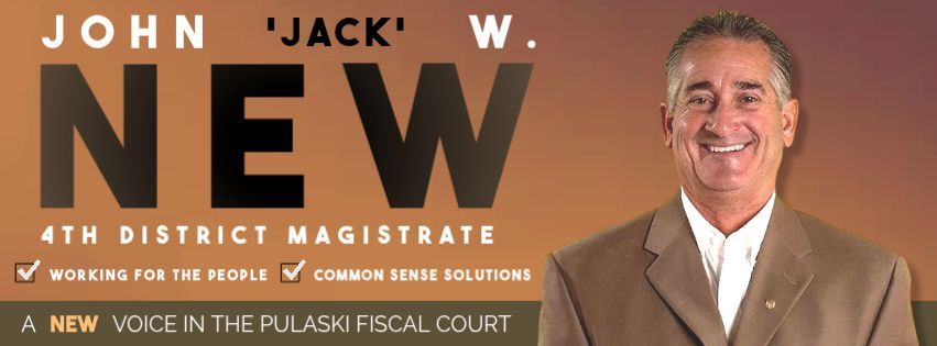 Jack New for Pulaski County Magistrate