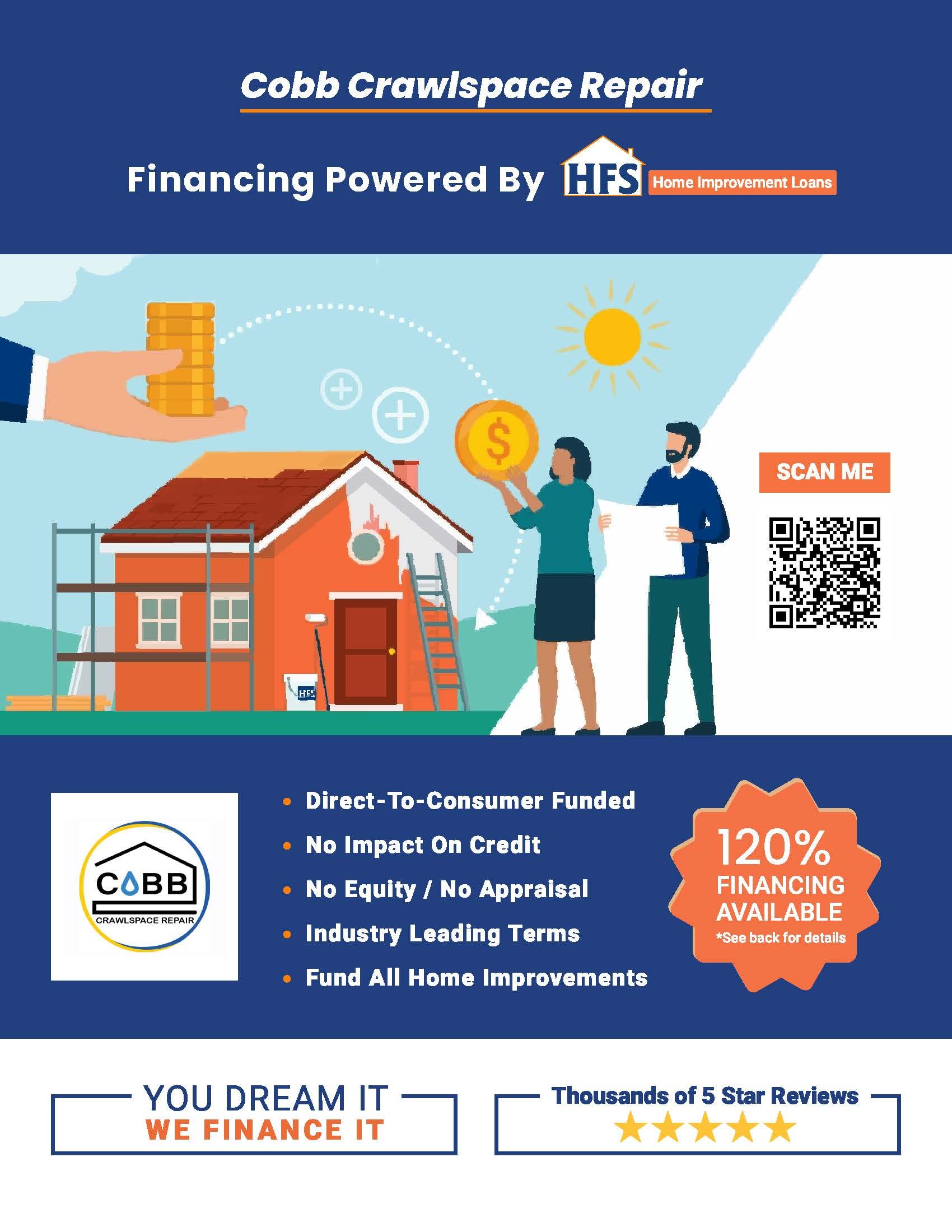 Enhancify Financing — Anderson, SC — Cobb Crawlspace Repair LLC Enhancify Financing — Anderson, SC — Cobb Crawlspace Repair LLC