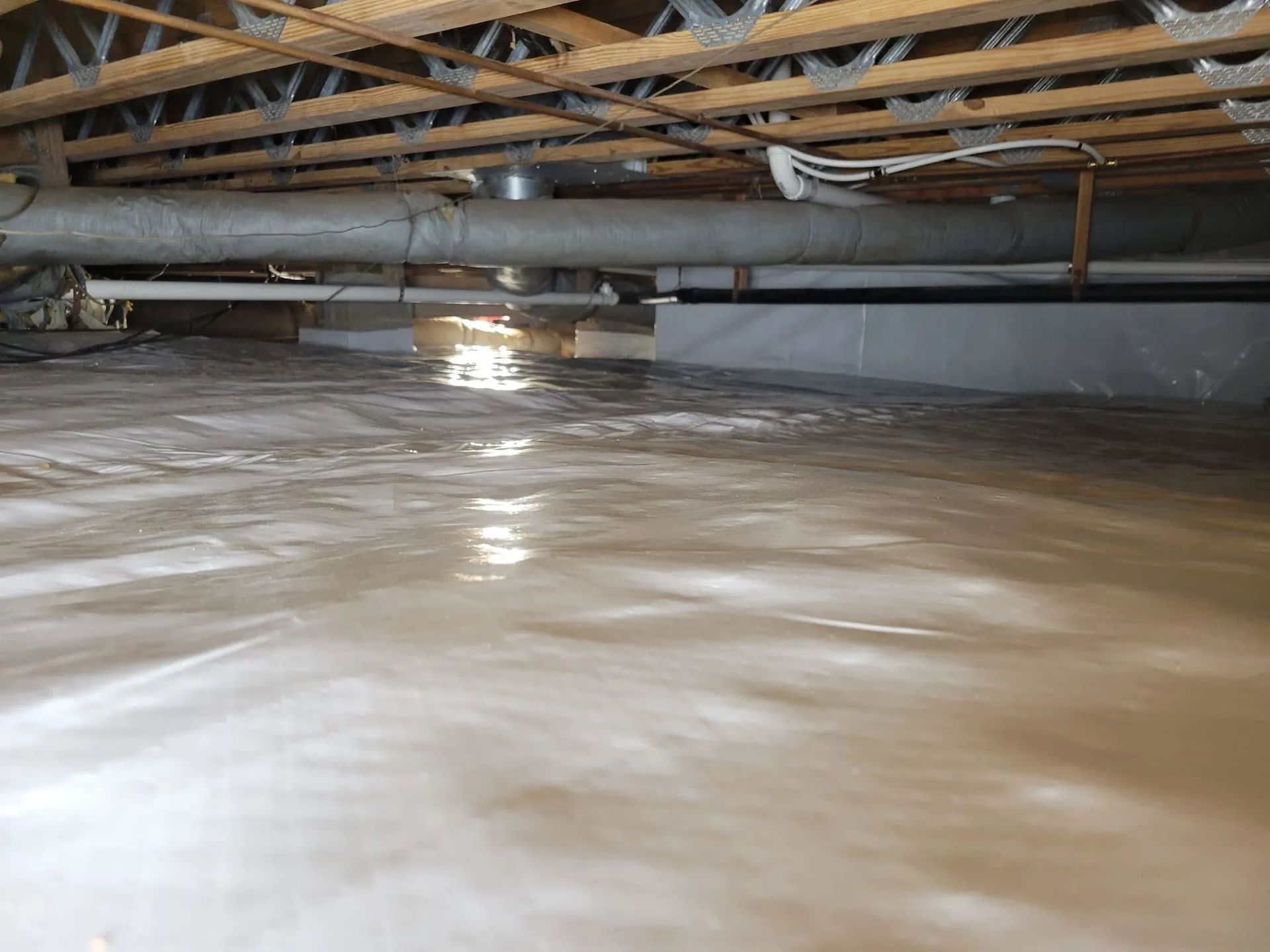Narrow Crawl Space — Anderson, SC — Cobb Crawlspace Repair LLC