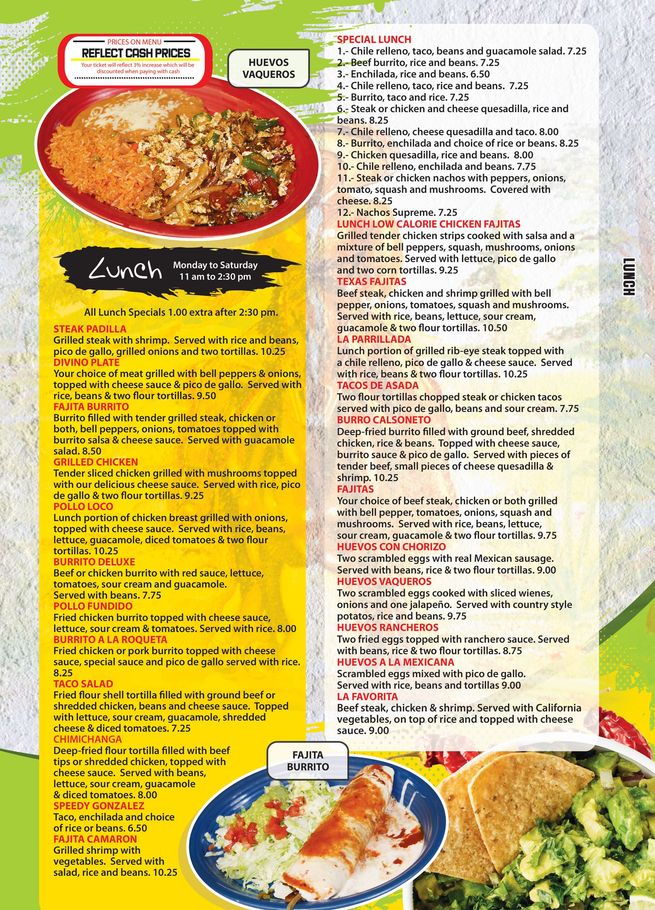 Menu Page 3
