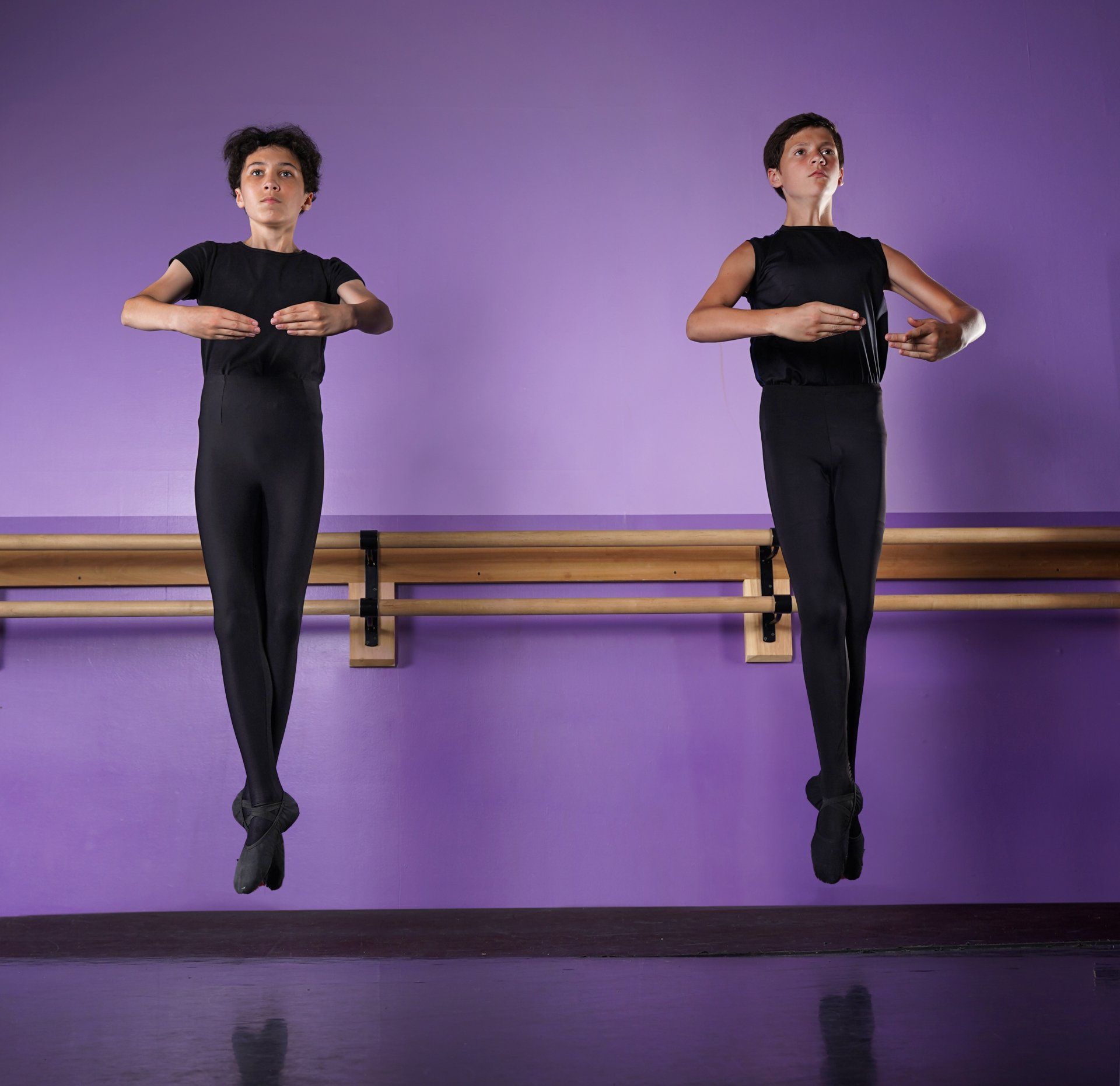 Our boys jumping for excitement in our strength class at ACBT in Atlantic City, NJ