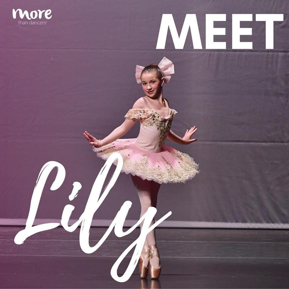 Lily, when she was selected for performing in the Nutcracker.