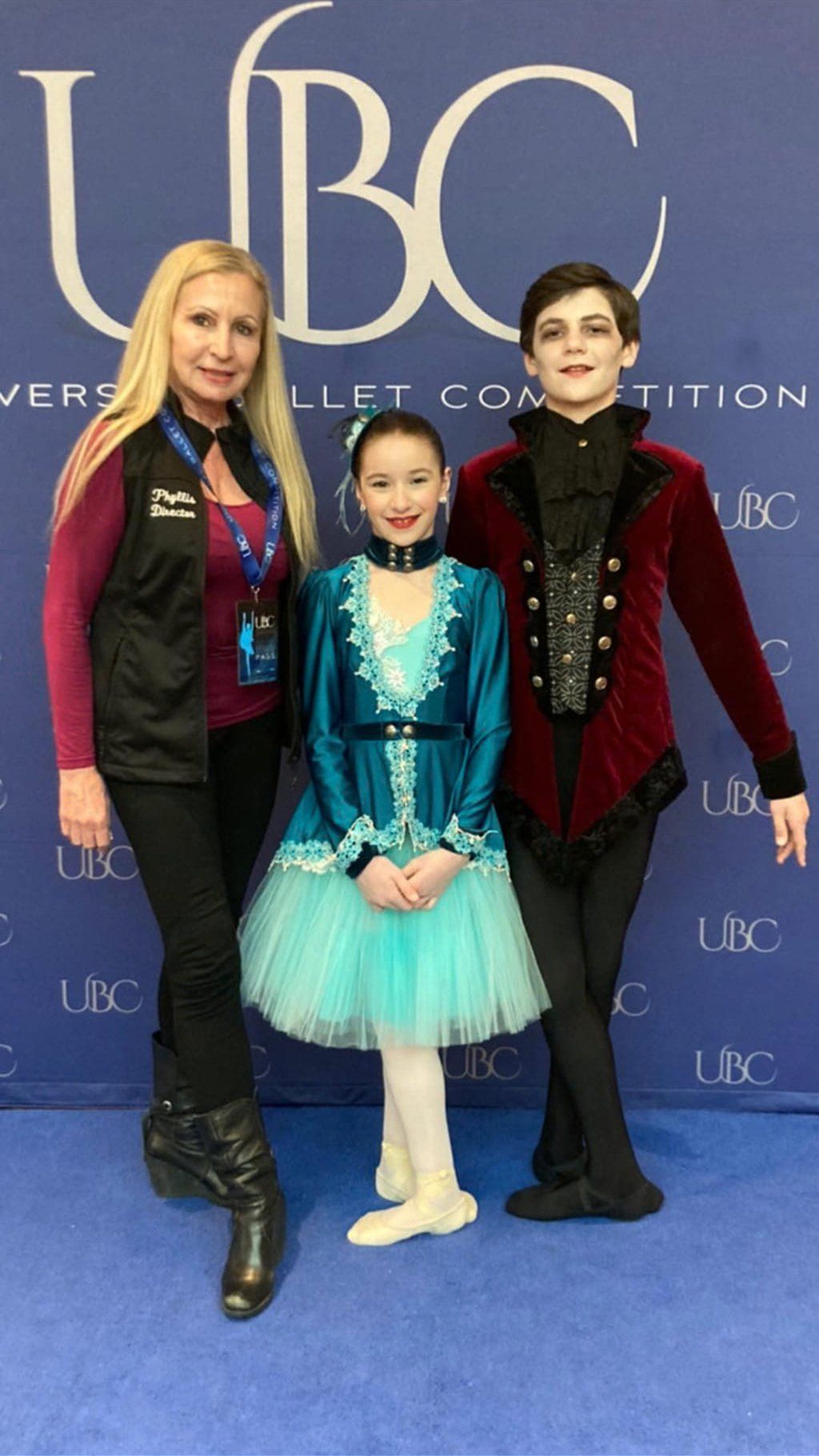 Some students who placed at the Universal Ballet Competition