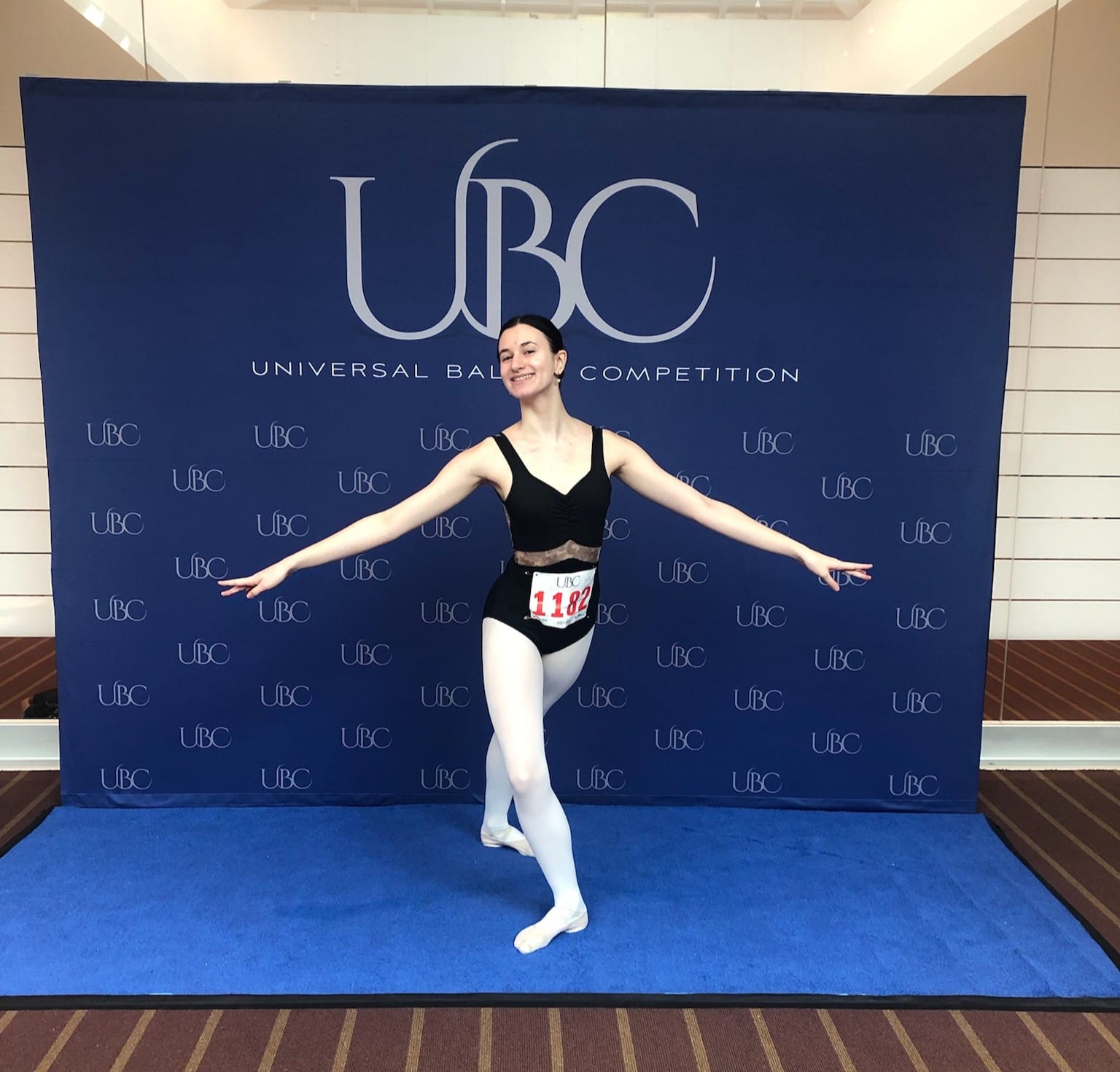 A student who attended the Universal Ballet Competition