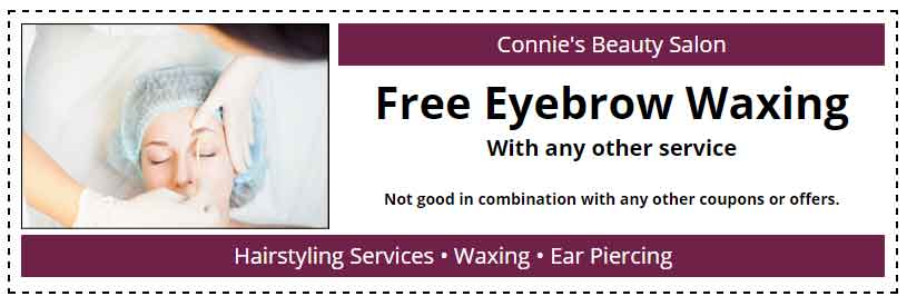 Free Eyebrow Waxing Coupon - Coupon Offered in Sherman, TX