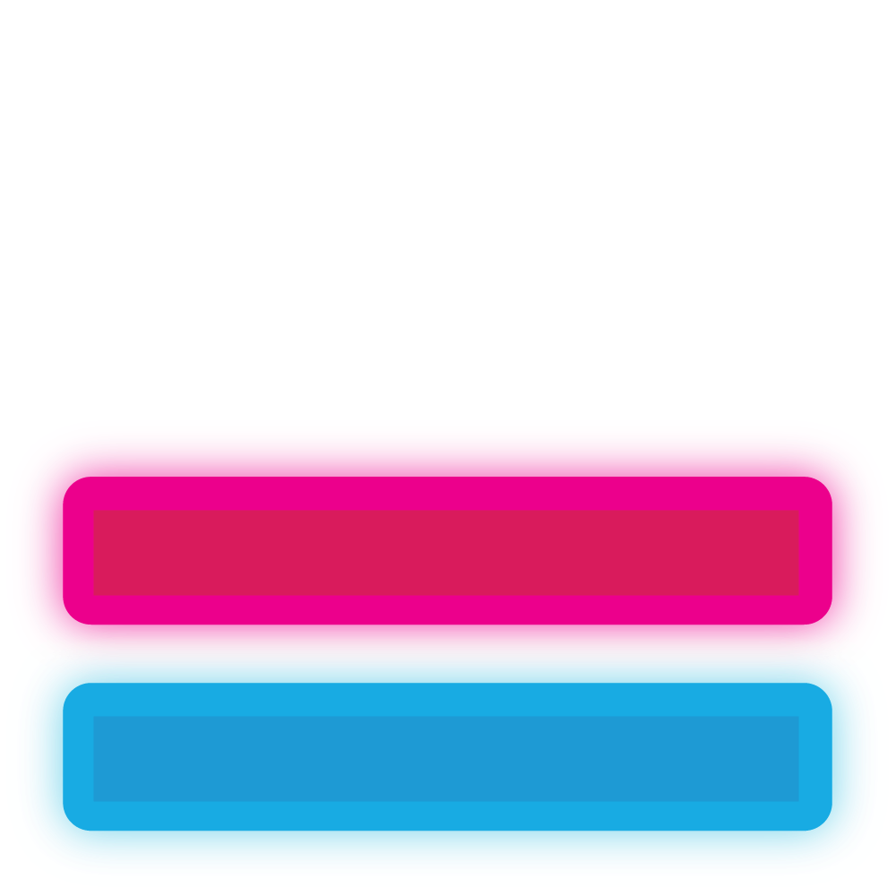 Two pink and blue lines on a white background.