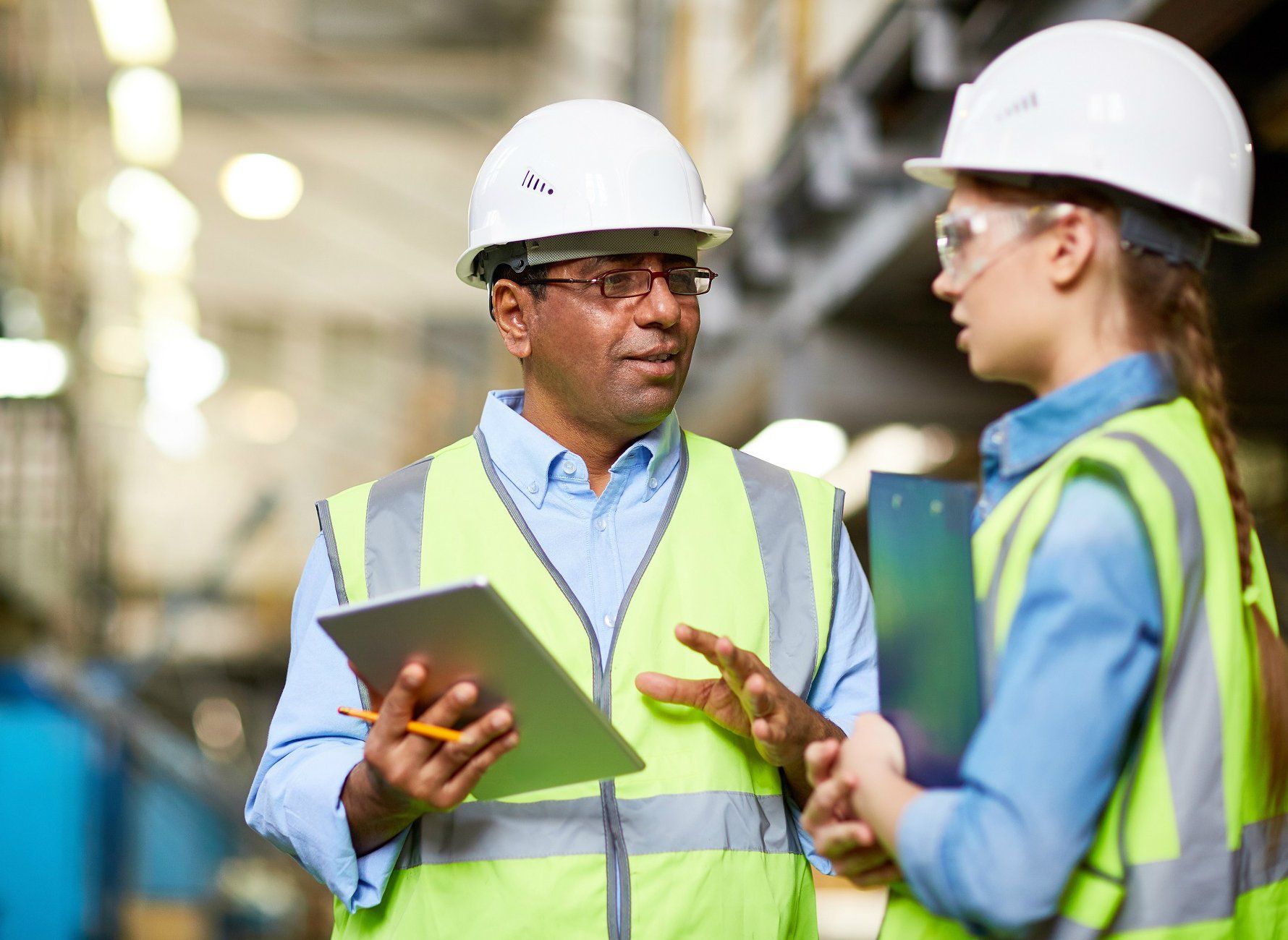 Fire risk assessment being carried out