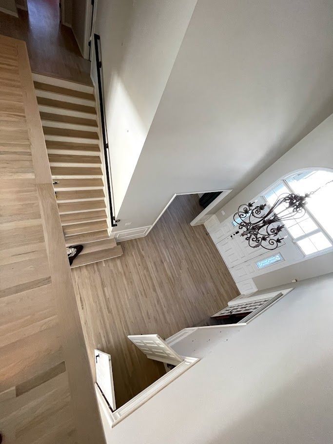 Precision Hardwood Floors Staircase Installation Gallery