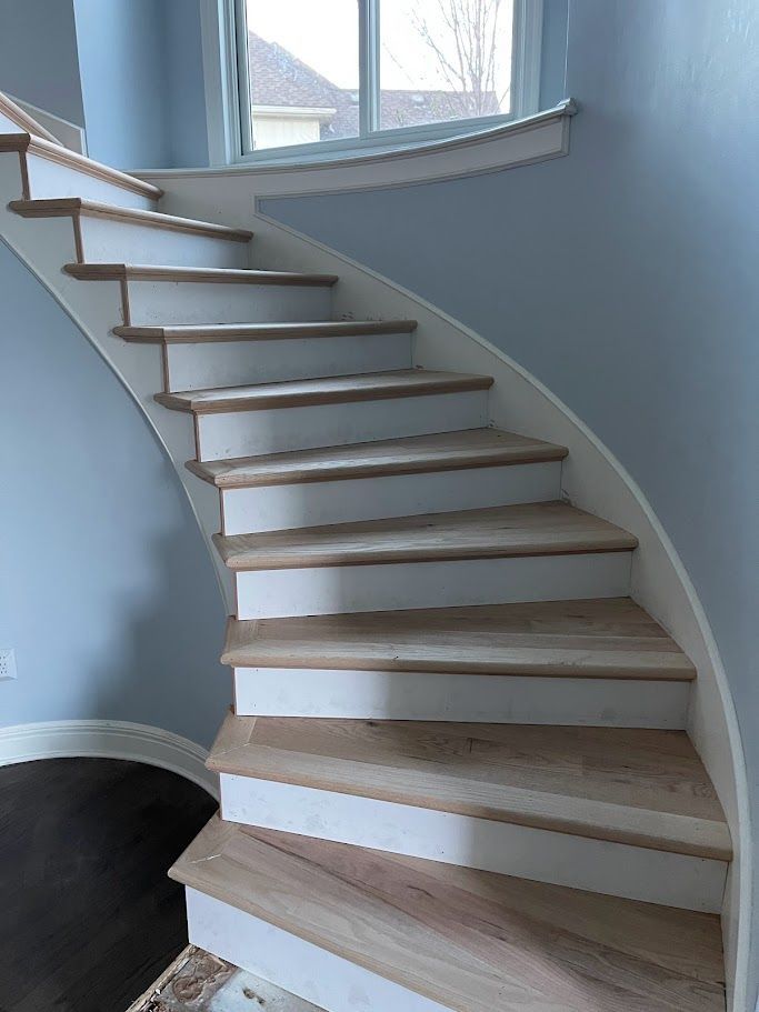 Precision Hardwood Floors Staircase Installation Gallery