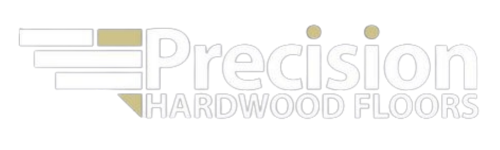 The logo for precision hardwood floors