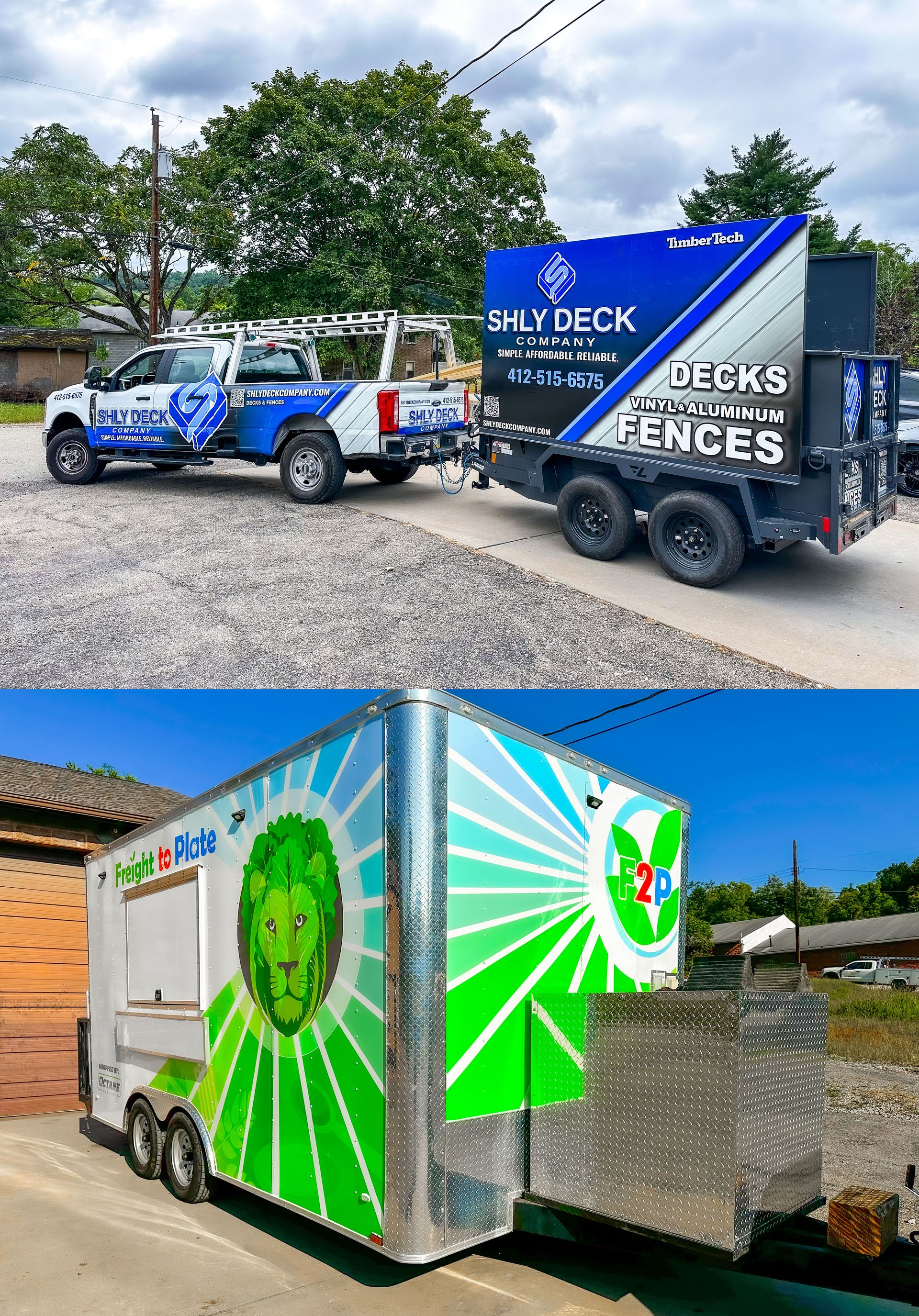 Two trailers: one for 