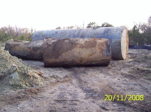 Removed Oil Tanks — Hampton Roads, VA — Tidewater Tank