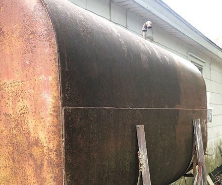 Huge Fuel Tank — Hampton Roads, VA — Tidewater Tank