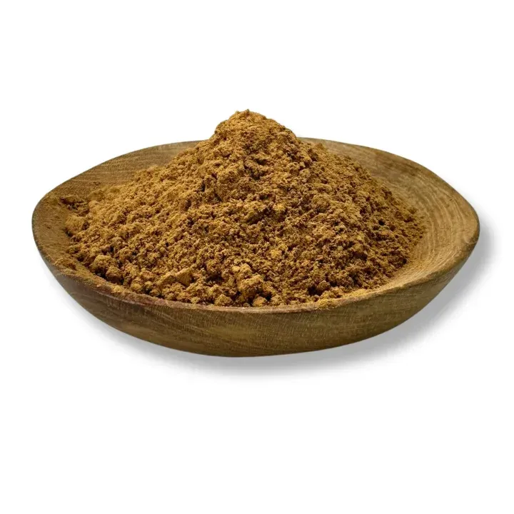 Brown Powder Piled In A Wooden Bowl — Atherton Health Food Centre in Atherton, QLD