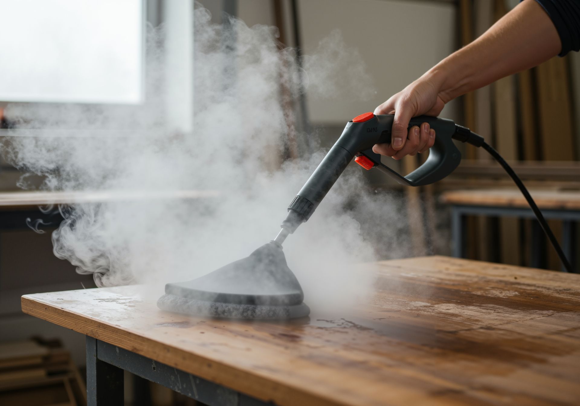 A woman is standing in front of a shelf talking to another woman.