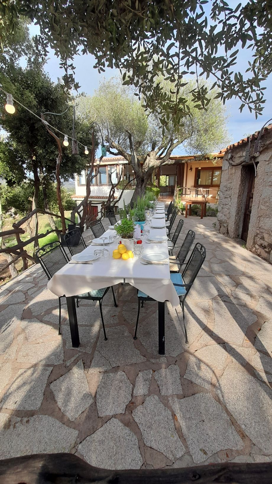 terrazza per feste di compleanno