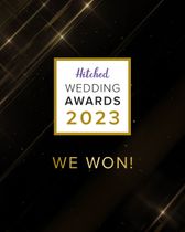 Hitched wedding awards 2023 we won !