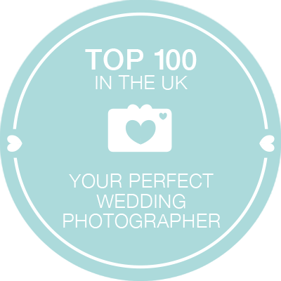 Top 100 in the uk your perfect wedding photographer badge