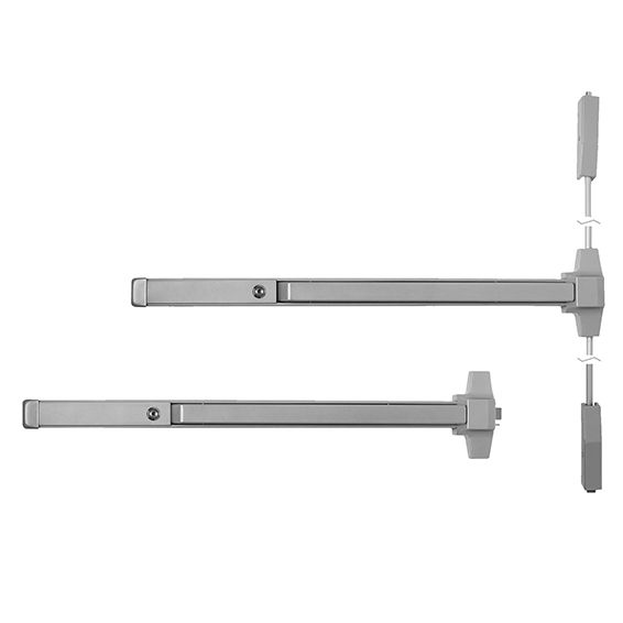 A picture of a panic bar on a white background.