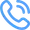 A blue phone icon on a white background.
