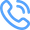 A blue phone icon on a white background.