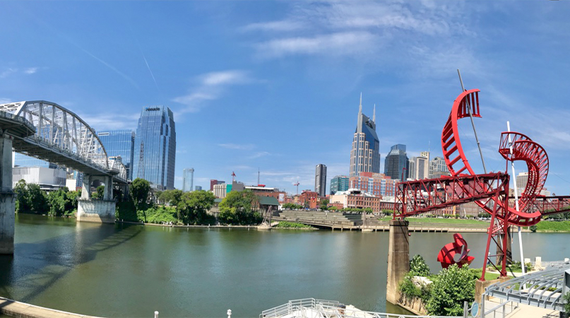 view of downtown nashville