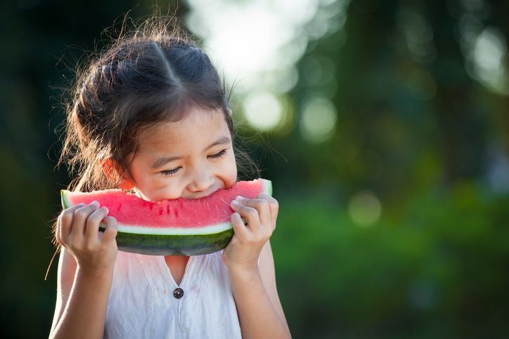 Harbor City — Kid Eating Watermelon in Torrance, CA