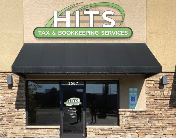 Office Building Sign — Burlington, NC — Hits Tax & Bookkeeping Services