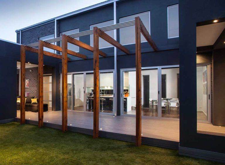 Patio With Sliding Doors — Glass & Aluminium Windows & Doors In Yeppoon, QLD