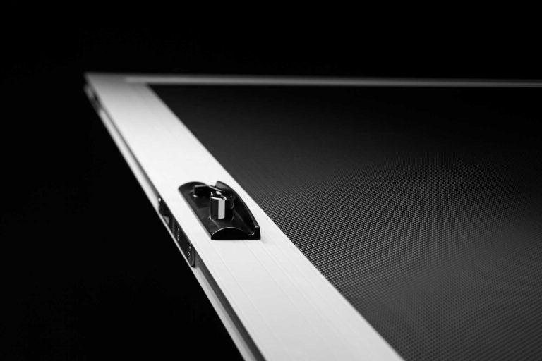 White Security Screen — Glass & Aluminium Windows & Doors In Yeppoon, QLD