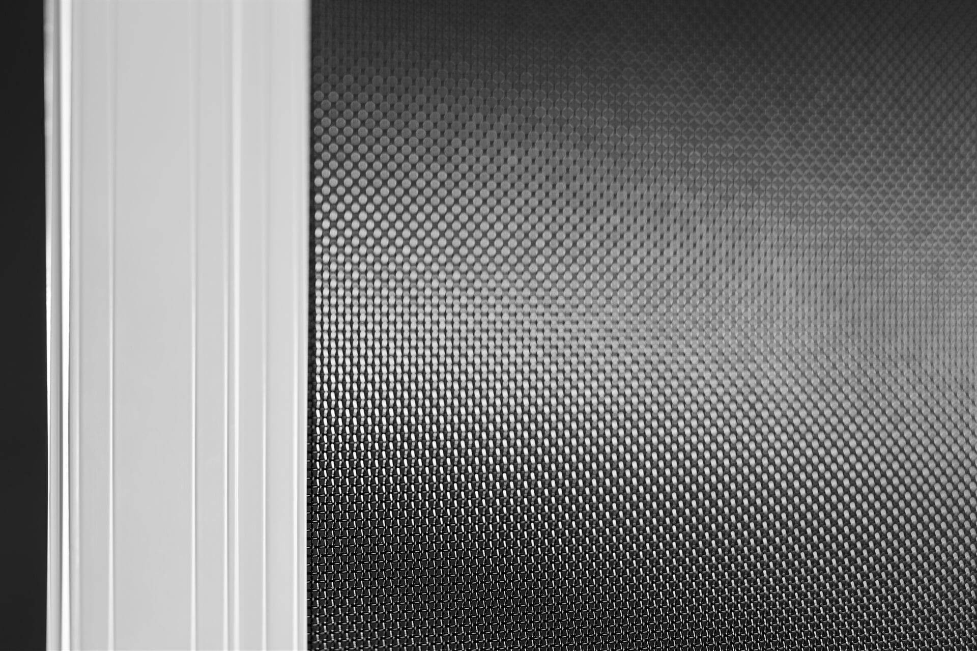 White Security Screen — Glass & Aluminium Windows & Doors In Yeppoon, QLD