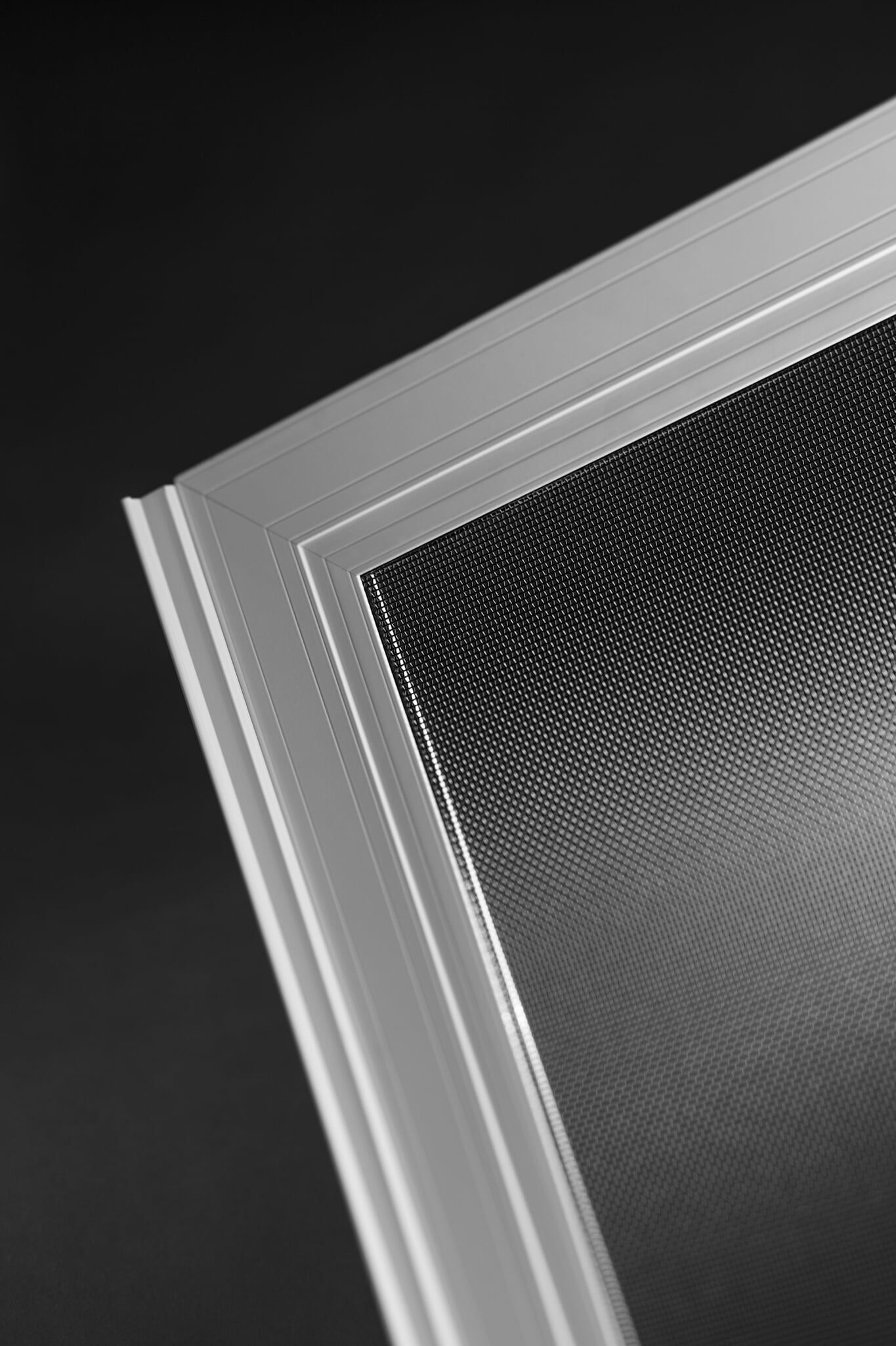 Door White Border Design — Glass & Aluminium Windows & Doors In Yeppoon, QLD