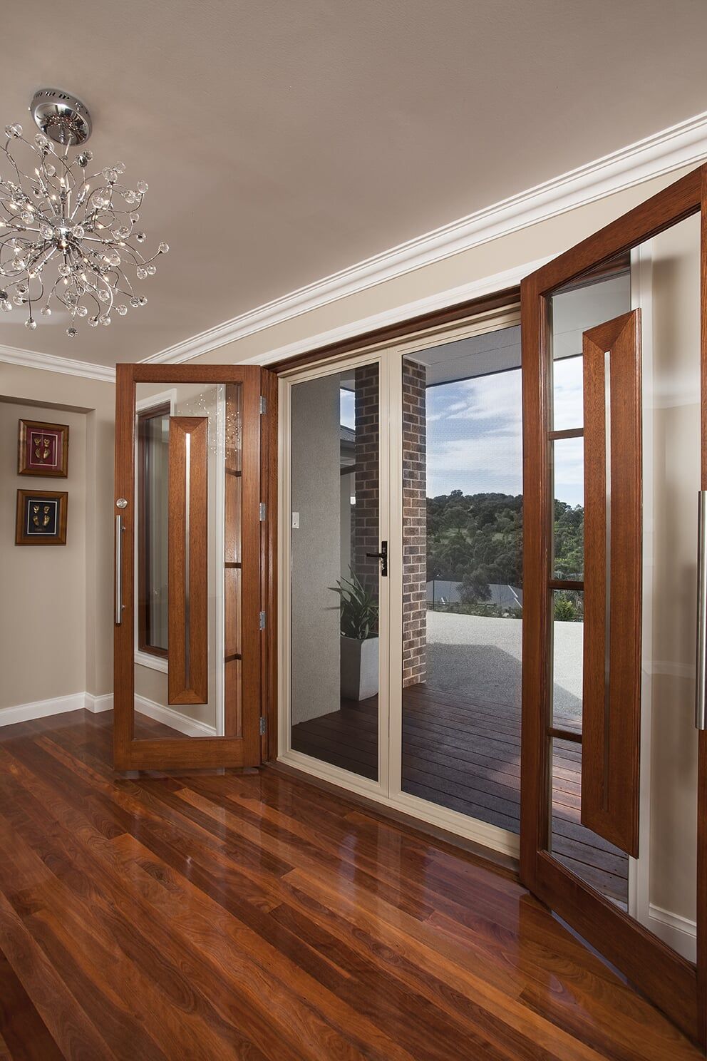 Front Glass Doors — Glass & Aluminium Windows & Doors In Yeppoon, QLD