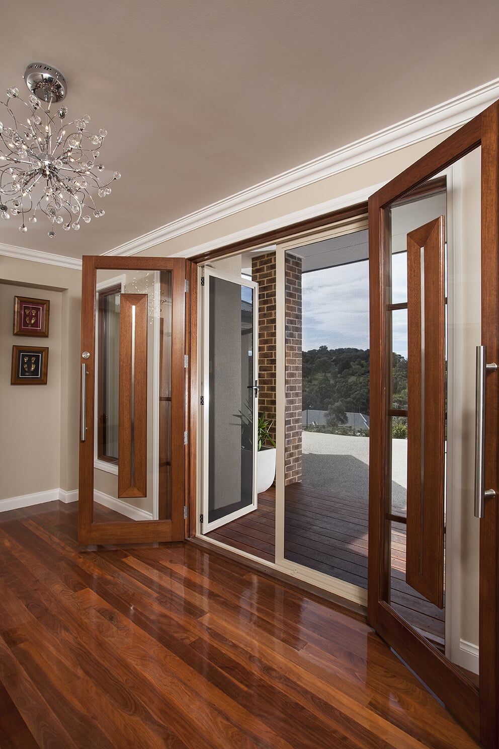 House With Glass Sliding Door — Glass & Aluminium Windows & Doors In Yeppoon, QLD