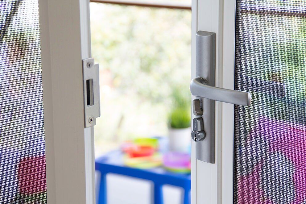Open Security Screen — Glass & Aluminium Windows & Doors In Yeppoon, QLD